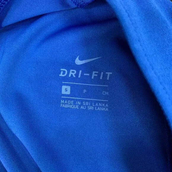 Nike Romper Womens S Small Cobalt Open Back Smocked Waist Sleeveless Stretch - Picture 4 of 13